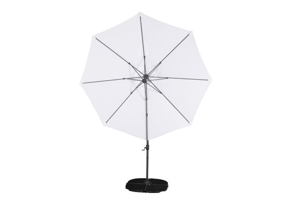 Imagine Leeds Umbrella 3m - Negru/Alb