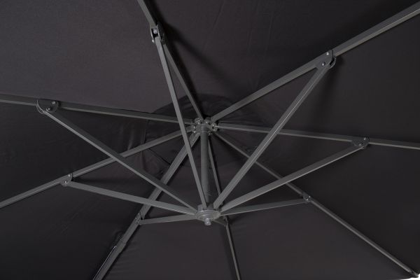 Imagine Leeds Umbrella 3,5m - Negru/Negru