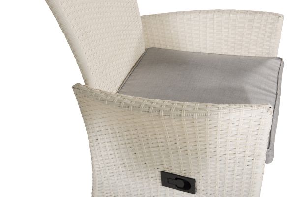 Imagine Fotoliu Padova (Recliner) 2-pack - Alb/Gri