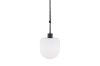 Imagine Lampa pendant Colie ø16*21cm - Negru/alb /