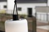 Imagine Lampa pendant Colie ø16*21cm - Negru/alb /