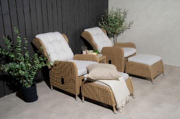 Imagine Washington Folding Lounge set - Nature/Nature