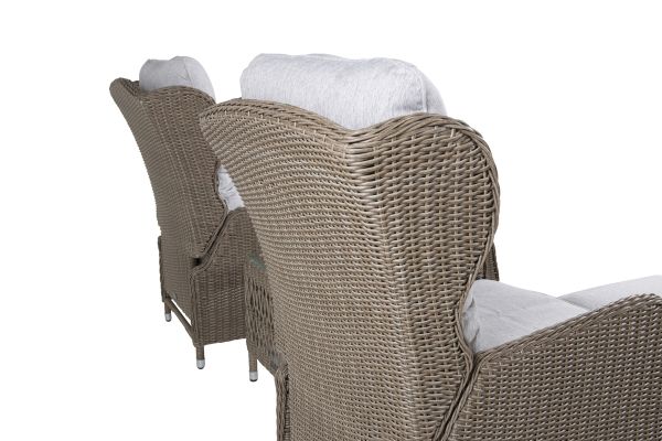 Imagine Washington Folding Lounge set - Nature/Nature