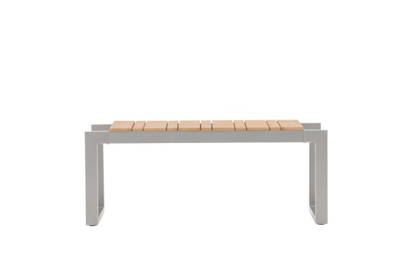 Imagine Zenia Bench 100cm - Acacia / Zink