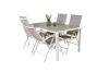 Imagine Masa de dining Break - Aluminiu alb / Gri aintwood - 150*90+5 scaune de dining Break - Alb_4