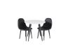 Imagine Plaza RoundDining Table ø60 XXS - White / Black+Polar dining Chair XXS - Black