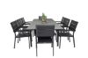 Imagine Tabel de dining Levels 160/240*90 - Aluminiu Negru / Aintwood Gri + Scaun Levels (stacka