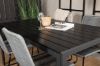 Imagine Masa de dining Break - 150*90 Alu negru / Aintwood negru + Scaun de dining Lindos - Bl