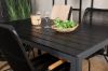 Imagine Masa de dining Break - 150*90 Alu Negru / Aintwood Negru + Scaun Bois - Negru