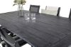 Imagine Rives Dining Table 200*100cm - Black Acacia+Parma Scaun de Braț (pliabil) - Negru