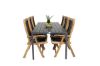 Imagine Break Dining Table - 205*90 - Black Alu / Black Aintwood+Peter 5:pos Chair - Bla