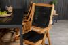 Imagine Break Dining Table - 205*90 - Black Alu / Black Aintwood+Peter 5:pos Chair - Bla