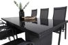 Imagine Padova Dining Table 200*100 - Black+Copacabana Recliner Chair (stackable) - Bl