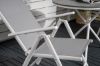 Imagine Parma cafébord ø90 - White Alu / Grey Aintwood+Break 5:pos Chair - White alu / Grey Textilene_2