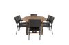 Imagine Vă rugăm să traduceți complet Kenya Oval Dining Table 180/240*120*H75 -Teak+Levels Chair (stackable) - Black A