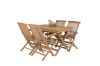 Imagine Masa de dining Kenya 120*70*H75 - Teak + Scaun de dining pliabil Kenya - Cu suport de brate - Teak_4