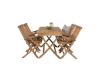 Imagine Masa de dining Kenya 120*70*H75 - Teak + Scaun de dining pliabil Kenya - Cu suport de brate - Teak_4