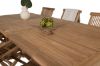 Imagine Masa de dining Kenya 195/295*110*H75 - Teak+Scaun pliant Kenya - Cu brate - T