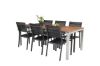 Imagine Masa de dining Zenia 200*100 - Acacia / Zink+ Scaun cu brate Copacabana (pliabil) - Bl