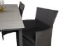 Imagine Tabel de dining Levels 224/324*100 - Black Aintwood + Scaun cu brate Knick - Negru_6