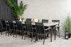 Imagine Masa de dining extensibilă Levels 224/324*100 - Black Aintwood + Scaun cu brațe Parma (empilabil) -