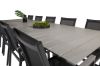 Imagine Masa de dining extensibilă Levels 224/324*100 - Black Aintwood + Scaun cu brațe Parma (empilabil) -