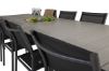 Imagine Masa de dining extensibilă Levels 224/324*100 - Negru Aintwood + Scăunel Santorini (empilabil) - Aluminiu Negru / Textilenă Neagră_10