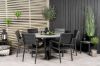 Imagine Parma - Table ø 140 - Black Alu /Grey Aintwood - Levels Chair (stackable) - Black Alu / Black Aintwood 6