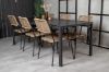 Imagine Masa de Dining Break - 205*90 - Alu negru / Aintwood+Lindos negru - Scaun - Negru