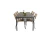 Imagine Masa de Dining Break - 205*90 - Alu negru / Aintwood+Lindos negru - Scaun - Negru