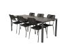 Imagine Masa de dining Break - 205*90 - Negru Alu / Negru Aintwood+Scuna Lindos - Negru