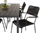 Imagine Masa de dining Break - 205*90 - Negru Alu / Negru Aintwood+Scuna Lindos - Negru