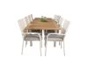 Imagine Panama Table 160/240 - White/Teak ersätter 6023-550L - Anna Chair - White 8