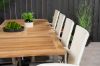 Imagine Panama Table 160/240 - White/Teak ersätter 6023-550L - Anna Chair - White 8