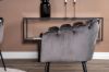 Imagine Estelle runt Matbord - Svart / Vit marmor - ø106*H75+Limhamn - Chair - Grey Velvet_4