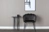 Imagine Estelle runt Matbord - Svart / Vit marmor - ø106*H75+Limhamn - Chair - Grey Velvet_4