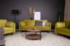 Imagine Boom - 3 seat sofa Velvet - Spring Green+Black Legs for Boom Sofa - FULL SET_1