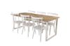 Imagine Cirebon Dining table 200*90cm - Teak / White+Mariette Pinnstol - Vit _6