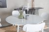 Imagine Va rugam să traduceti complet: Plaza Round Table 100 cm - White top / White Legs + Polly Dining Chair - White / Nature _4