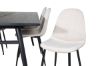 Imagine Vă rugăm să traduceți complet Sleek Extentiontable Black Brushed - 195*95+Polar Dining Chair- Black legs / Beige Velvet (ersätter 19902-880)_6