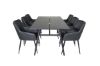 Imagine Extindeți completul Sleek Extentiontable Black Brushed - 190*95 +Comfort - Scaun pentru dining - Stejar/Negru _6