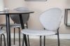 Imagine Plaza - Dining table - 100 ø - Black/Black +Vault Dining Chair - Black Legs - Grey Fabric _4