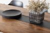 Imagine Masa de dining Jakarta. 200*90*H75 - Teak închis / Negru+Scaun din plastic Comfort - Picioare negre - Plastic negru_6