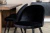 Imagine Tabel de dining Logger - Stejar Fumuriu - 210 cm+Scaun de dining Velvet - Negru / Negru_6