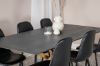 Imagine Masa de dining Piazza - 180*90 - Spraystone/Stejar + Fotoliu Dining Polar Negru PU _6