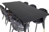 Imagine Vă rog să traduceți complet:
Masa de dining Dipp - 180*90cm - Negru / Cupru-negru și scaun de dining - material Black Flower_6