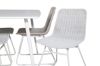 Imagine Masa de dining Polar 120 cm - Alb Alb + Scaun de dining Cirebon - Wash White_4