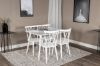 Imagine Masa de dining Polar 120 cm - Alb Alb+ Scaun Windsor Mariette - Alb_4