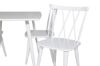 Imagine Masa de dining Polar 120 cm - Alb Alb+ Scaun Windsor Mariette - Alb_4