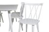 Imagine Masa de dining Polar de 180 cm - blat alb / picioare albe + Scaun Windsor Mariette - alb_6